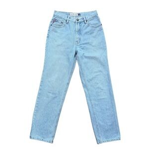 Vintage 90s Bugle Boy Jeans Kids Light Wash Straight Leg Denim High Rise Pants